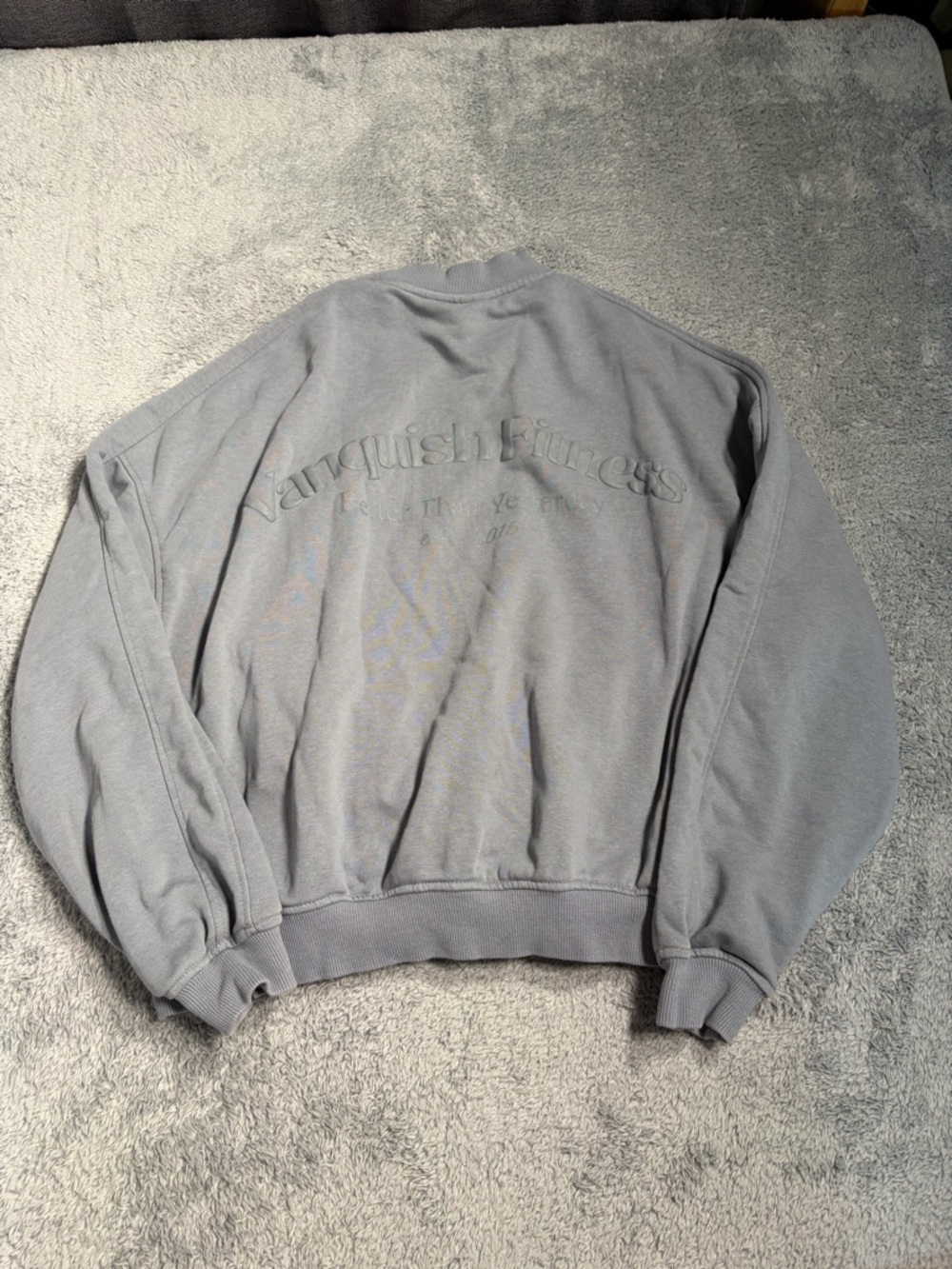 Vanquish fitness better than yesterday crew neck sweatshirt medium